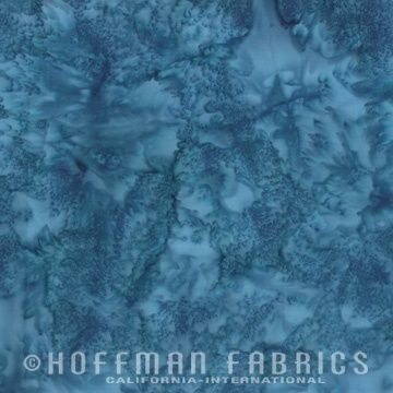 Hoffman Fabrics 1895 Watercolors Batik 1895 311 Lake