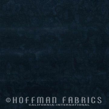Hoffman Fabrics 1895 Watercolors Batik 1895 4 Black
