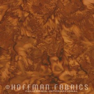 Hoffman Fabrics 1895 Watercolors Batik 1895 573 Pecan