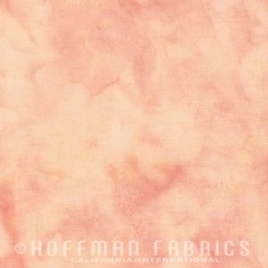 Hoffman Fabrics 1895 Watercolors Batik 1895 401 Tortilla