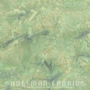 Hoffman Fabrics 1895 Watercolors Batik 1895 548 Balsam