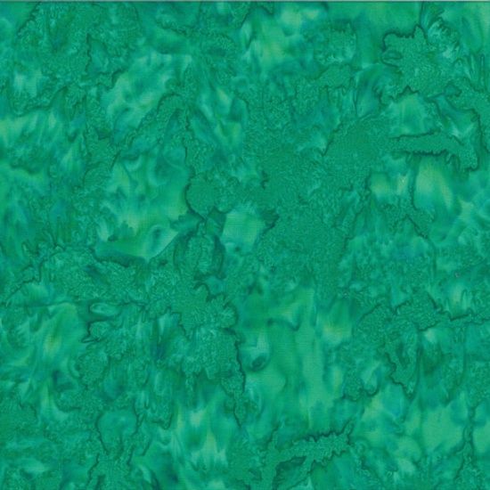 Hoffman Fabrics 1895 Watercolors Batik 1895 710 Shamrock