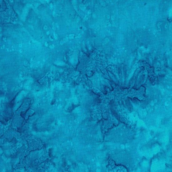Hoffman Fabrics 1895 Watercolors Batik 1895 61 Turquoise