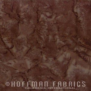 Hoffman Fabrics 1895 Watercolors Batik Wide Back W1895 51 Chestnut