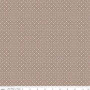 Riley Blake Designs Flannel Dots F16028-Taupe