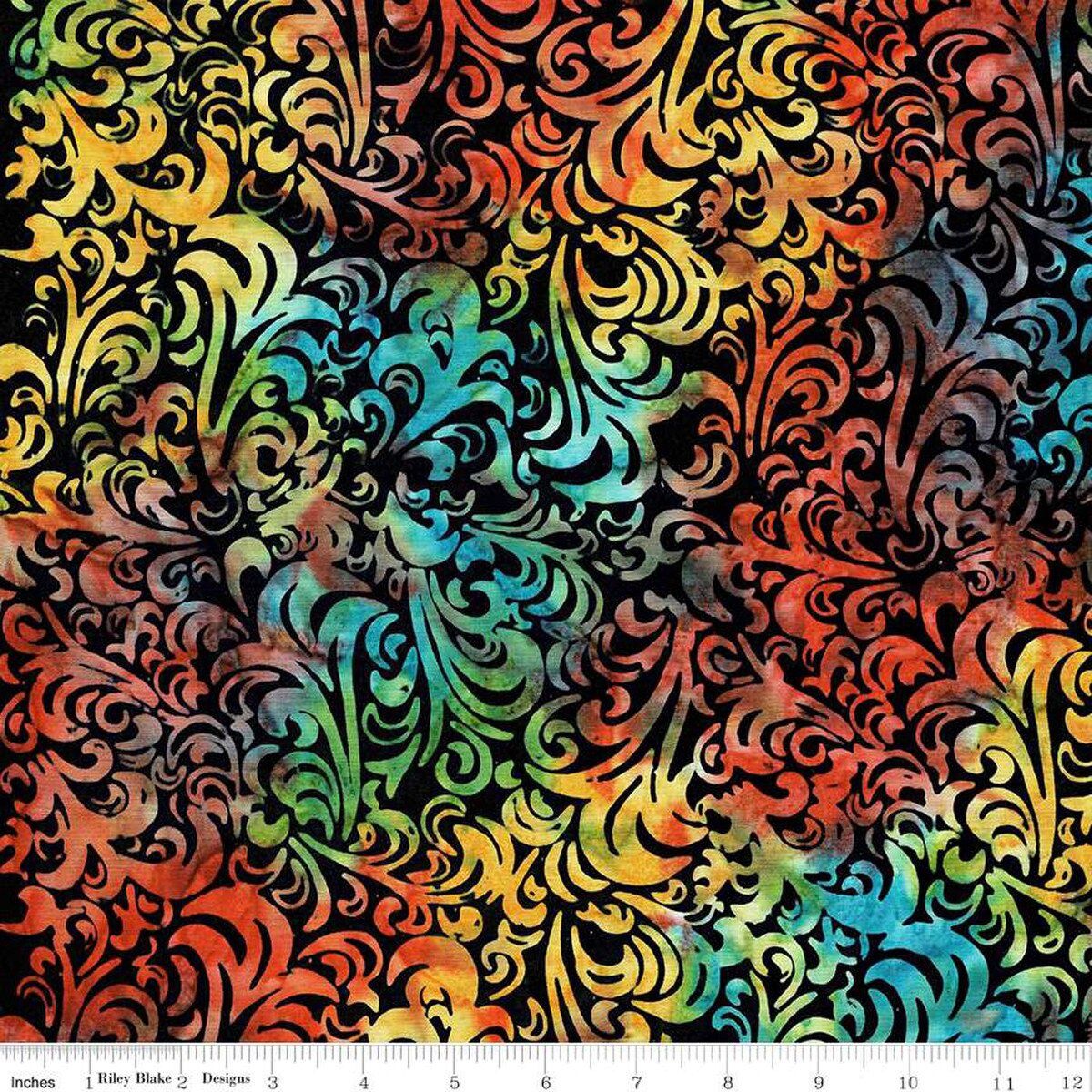 Riley Blake Designs Expressions Batiks Twirl &amp; Swirl BT21900-169 Tie Dye