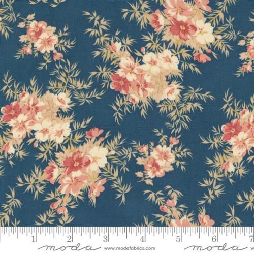 Moda Fabrics 3 Sisters  Sandalwood 44384 14 Indigo