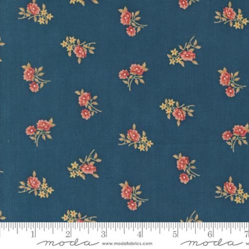 Moda Fabrics 3 Sisters  Sandalwood 44385 14 Indigo