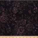 Hoffman Fabrics Bali Batik Mixed Floral/Leaves W2578 704  Deep Earth