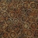 Hoffman Fabrics Bali Batik Round Floral Bali H WF Earth V2538 58