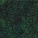 Hoffman Fabrics Bali Batik Round Floral Bali H BG Basil V2538 473