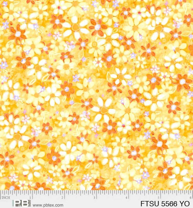 P&amp;B Textiles Flower to the Sun FTSU 05566 YO
