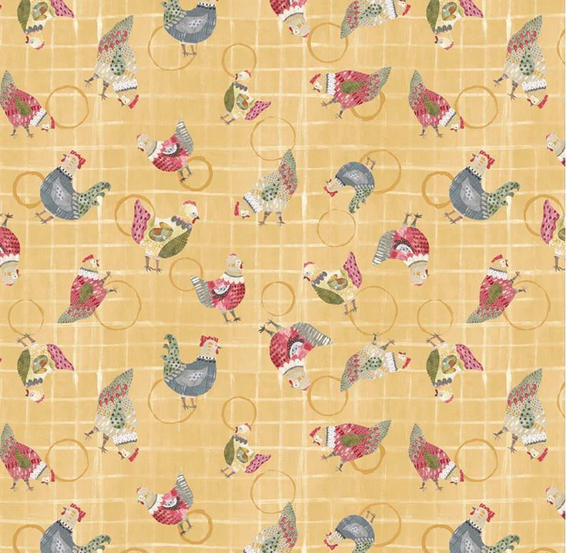 P&amp;B Textiles Chicken Scratch CSCR 5722 Y