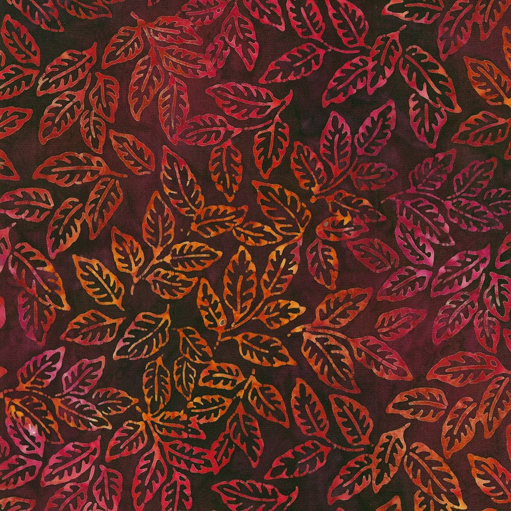Robert Kaufman Fabrics Artisan Batiks Fall Splendor AMD-22956-95 Burgundy