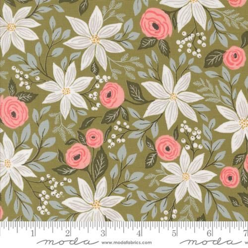 Moda Fabrics Berry and Pine 5240 12 Sage