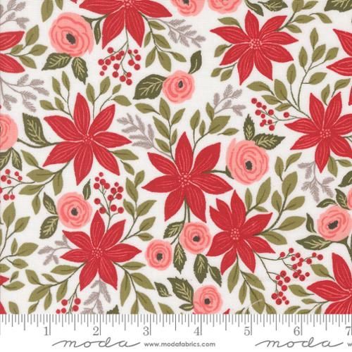 Moda Fabrics Berry and Pine 5240 11 Snow