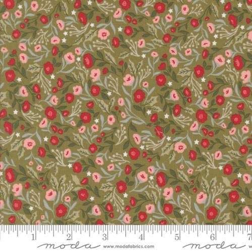 Moda Fabrics Berry and Pine 5241 12 Sage