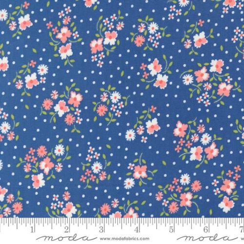 Moda Fabrics Cali &amp; Co. 29190 21 Cobalt