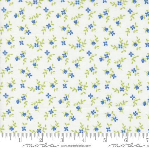 Moda Fabrics Cali &amp; Co. 29192 21 Cloud Cobalt