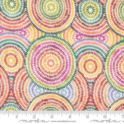 Moda Fabrics Floribunda 39806 11 Rainbow