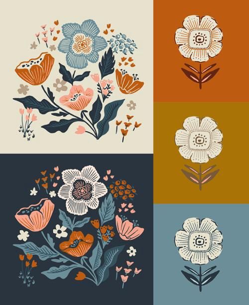 Moda Fabrics Folk &amp; Lore 45609 11 Panel