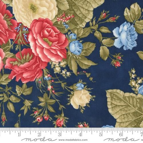 Moda Fabrics Grand Haven 14980 19 Navy