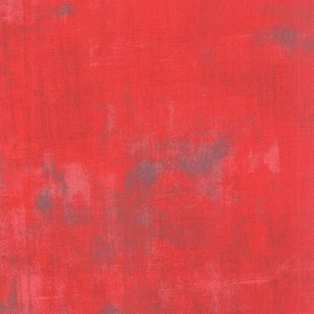 Moda Fabrics Grunge Basics 30150 290 Geranium