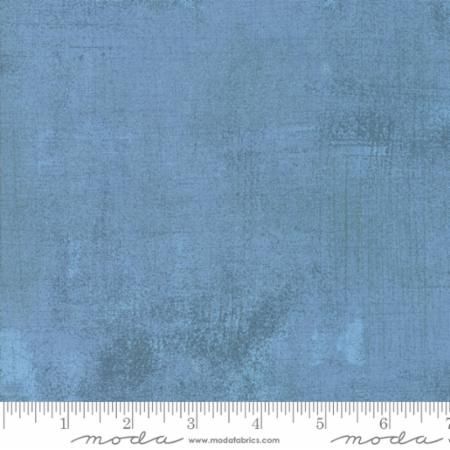 Moda Fabrics Grunge Basics 30150 387 Faded Denim