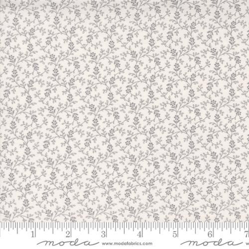 Moda Fabrics Itty Bitty Background Gatherings 49288 13 Grey