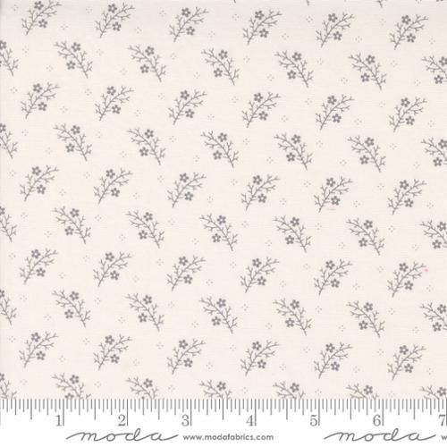 Moda Fabrics Itty Bitty Background Gatherings 49289 13 Grey