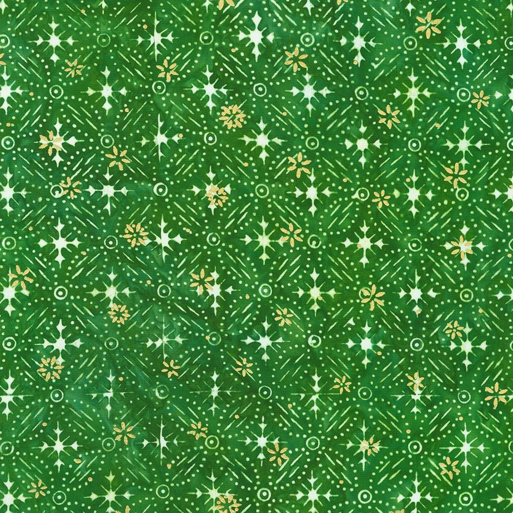 Robert Kaufman Fabrics Artisan Batiks Twinkle Lights AMDM-23154-7 Green