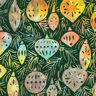 Robert Kaufman Artisan Batiks: Twinkle Lights AMDM-23152-29 Hunter