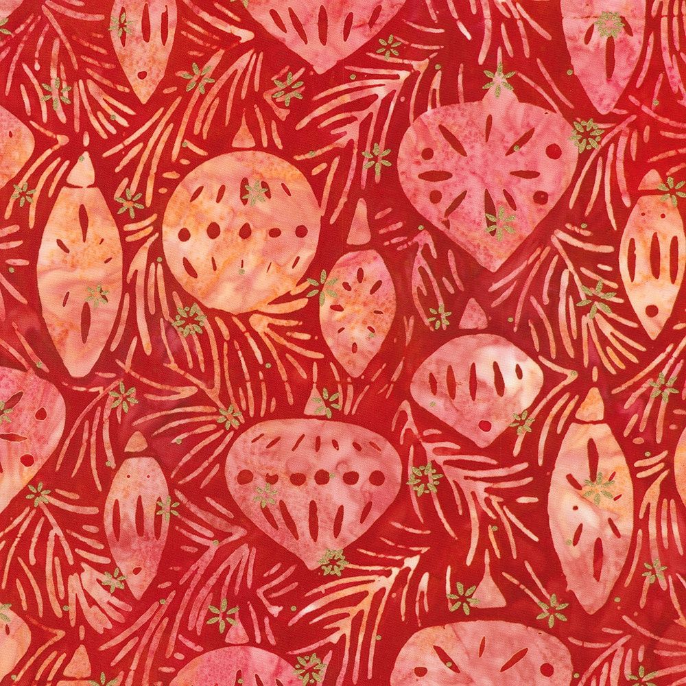 Robert Kaufman Fabrics Artisan Batiks Twinkle Lights AMDM-23152-3 Red