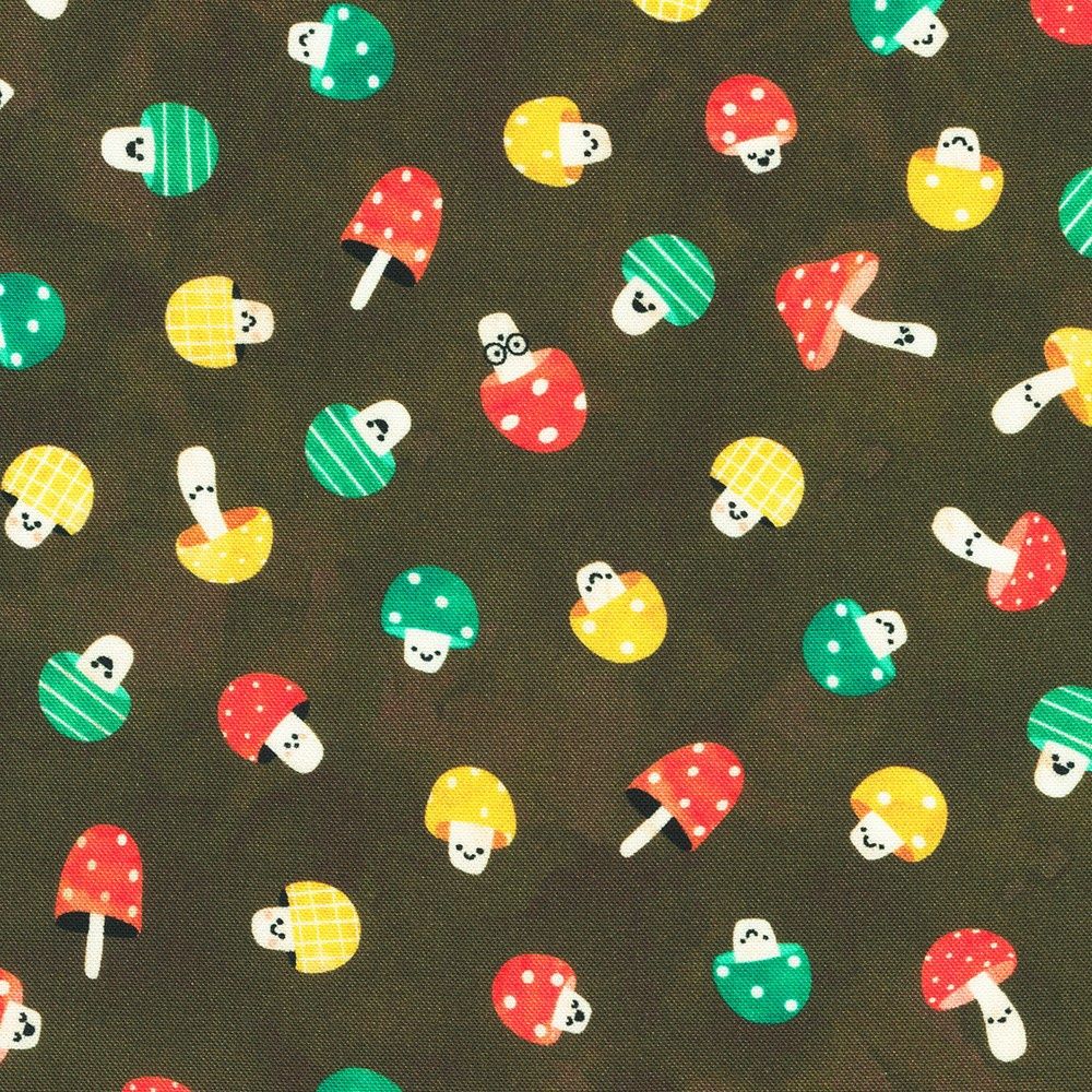 Robert Kaufman Fabrics Campground Critters AAKD-22787-323 Walnut