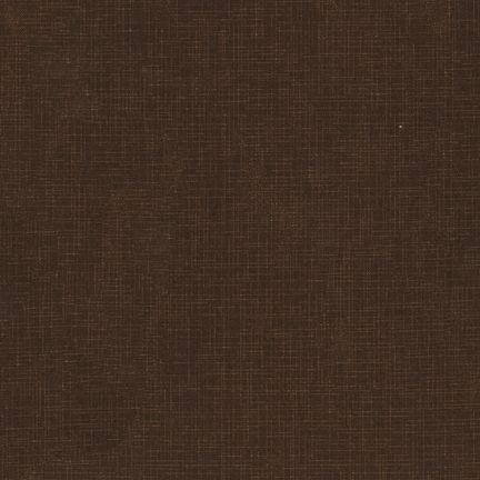 Robert Kaufman Fabrics Quilter&#39;s Linen Chocolate  ETJ-9864-167