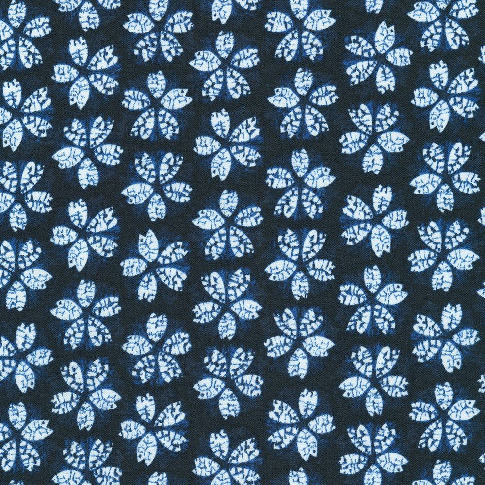 Robert Kaufman Fabrics Shibori Blues SB-850257D8-1 Navy