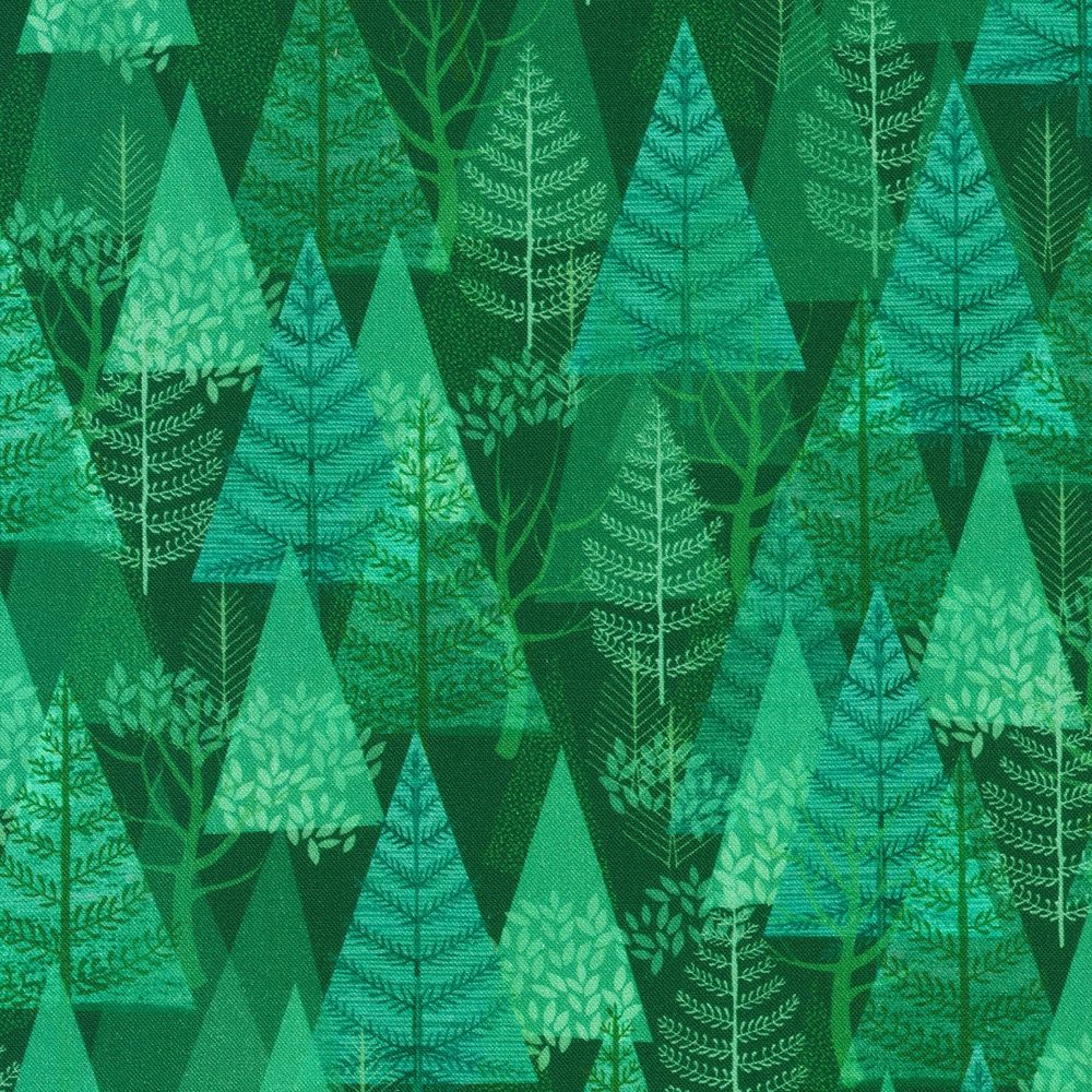 Robert Kaufman Fabrics Festive Fauna AHPD-23044-224 Evergreen