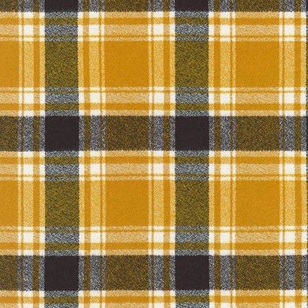 Robert Kaufman Fabrics Mammoth Flannel SRKF-17605-141 Saffron