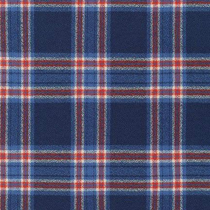 Robert Kaufman Fabrics Mammoth Flannel SRKF-19666-202 Americana