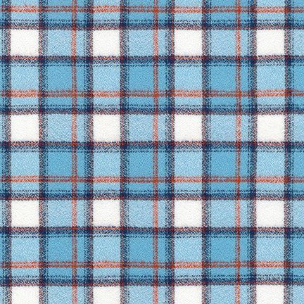 Robert Kaufman Fabrics Mammoth Junior Flannel SRKF-19841-76 Regatta