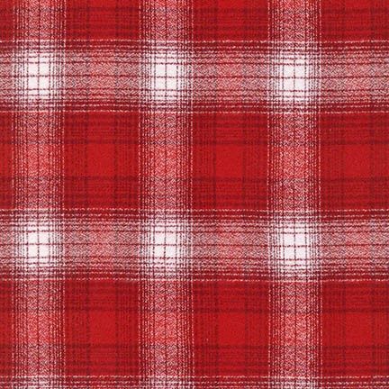 Robert Kaufman Fabrics Mammoth Flannel SRKF 15600 3 Red