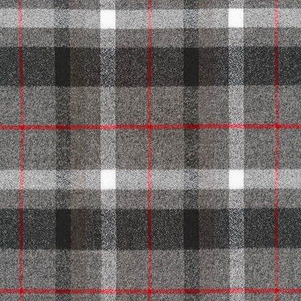 Robert Kaufman Fabrics Mammoth Flannel SRKF-16423-293 Smoke