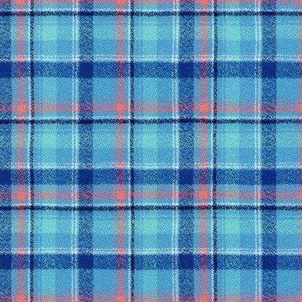 Robert Kaufman Fabrics Mammoth Junior Flannel SRKF 19840 215 Surf