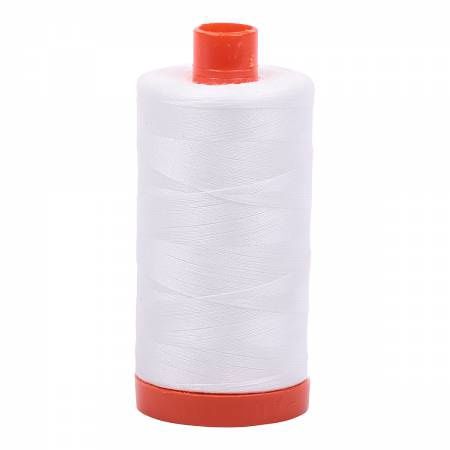 Aurifil 50 wt Cotton Thread 1422 yds MK50SP2021 Natural White