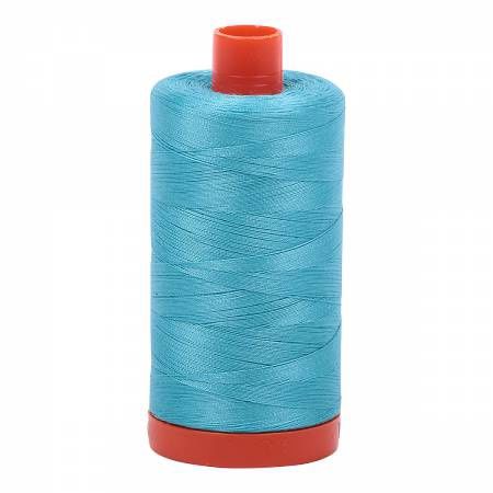 Aurifil 50 wt Cotton Thread 1422 yds MK50SP5005 Bright Turquoise