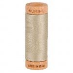 Aurifil 80 wt Cotton Thread 300 yds A1080-2324 Stone