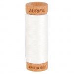 Aurifil 80 wt Cotton Thread 300 yds MK80SP280-2021 Natural White