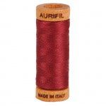 Aurifil 80 wt Cotton Thread 300 yds MK80SP280-2460 Dark Carmine Red