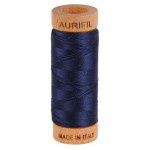 Aurifil 80 wt Cotton Thread 300 yds MK80SP280-2785 Very Dark Navy