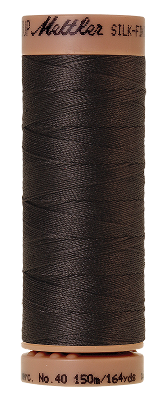 Mettler Silk Finish 40 wt Cotton Thread 164 Yds 9136-1282 Charcoal